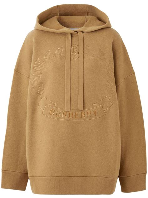 burberry embroidered hoodie